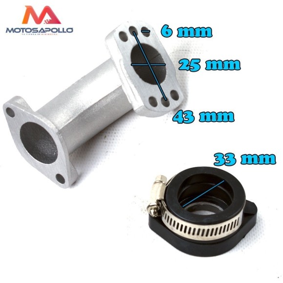 Tobera admision acople goma+tobera - Roanracing.com