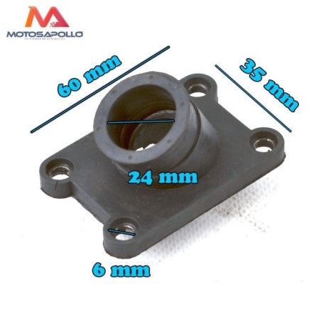 Tobera admisión 50 cc Pit bike R50 Morini Roanracing.com