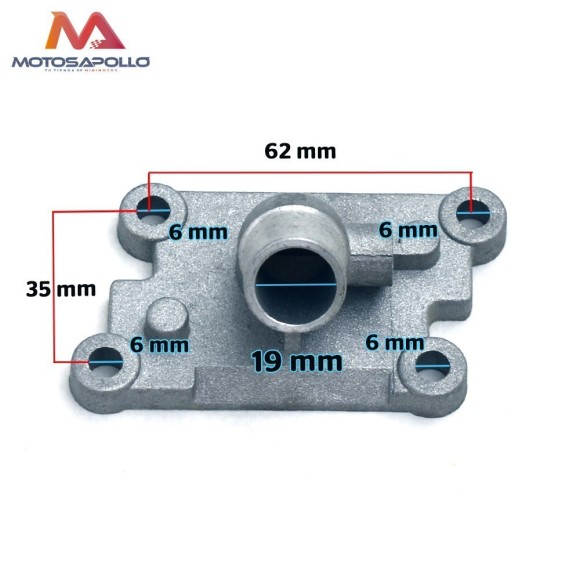 Tobera admisión 50cc pit bike Roanracing.com
