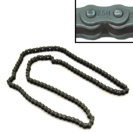 Cadena fina mini moto 25H