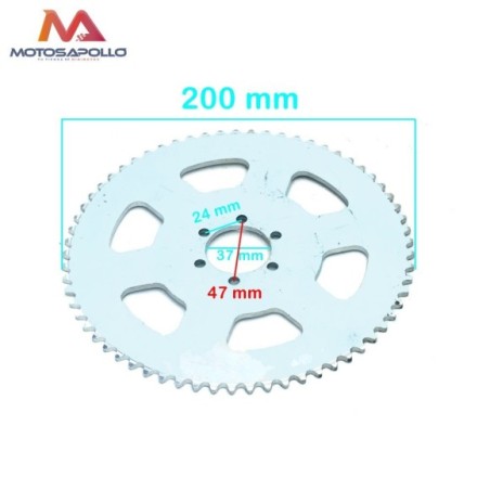 Plato cadena 06C-1 65T buggie - Roanracing.com