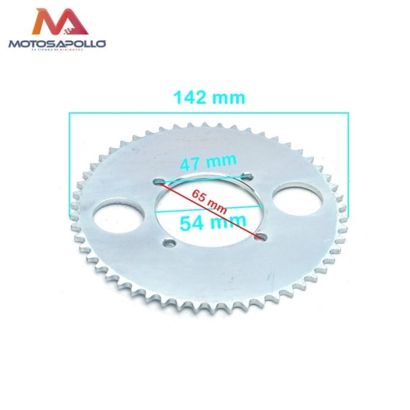 Plato cadena T8F 54mm patinete - Roanracing.com