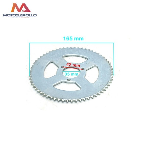 Plato arrastre 64T 35mm minicross - Roanracing.com