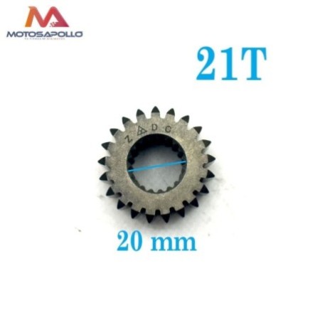 Piñon de embrague 250cc de 21 dientes Roanracing.com 2