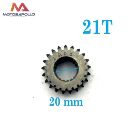 Piñon de embrague 250cc de 21 dientes Roanracing.com