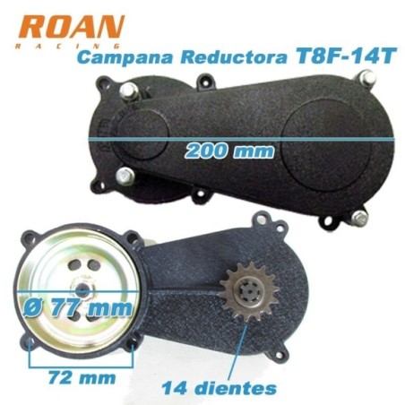 Campana reductora T8F 14T - Roanracing.com
