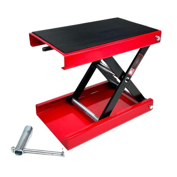 Caballete Elevador Tijera Manual de Acero para Pit Bike -Elevación