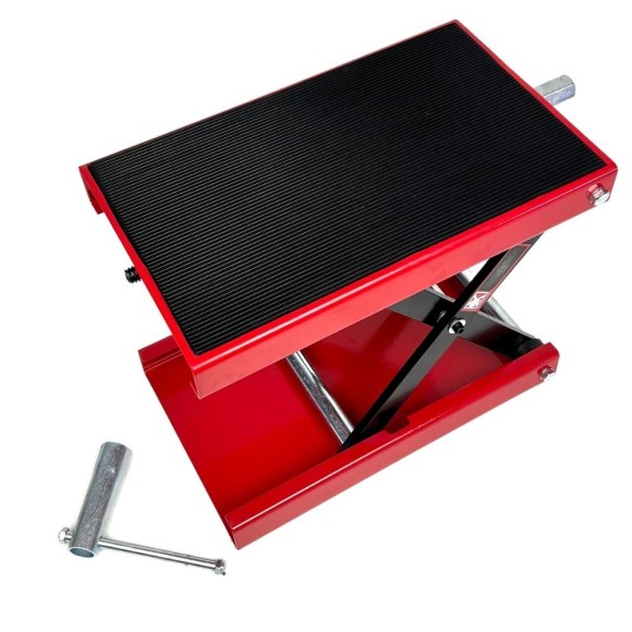 Caballete Elevador Tijera Manual de Acero para Pit Bike -Elevación