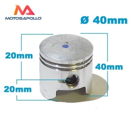 Piston 40 mm 47cc mini moto - Roanracing.com