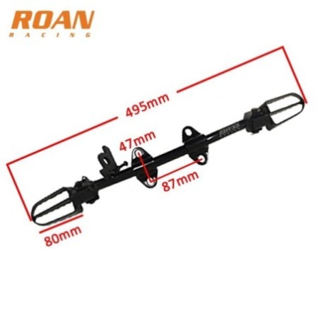 Estribiras con soporte pit bike - Roanracing.com
