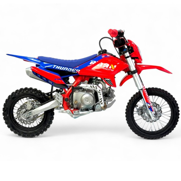 Pit bike semi-automático 110CC Thunder 14"/12" arranque eléctrio y pedal - Roanracing.com