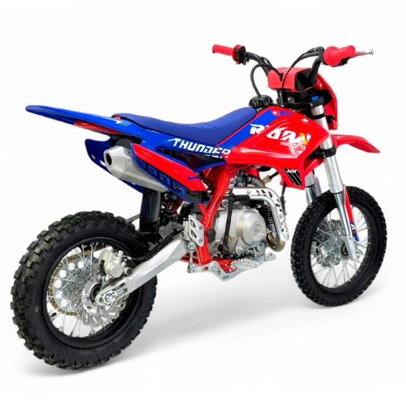 Pit bike semi-automático 110CC Thunder 14"/12" arranque eléctrio y pedal - Roanracing.com
