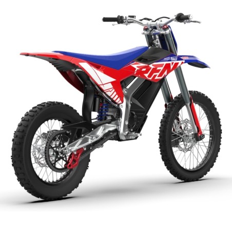 pit bike RFN Warrior SX-E15 8000W 74V 40Ah 19/16" Suspensión regulable
