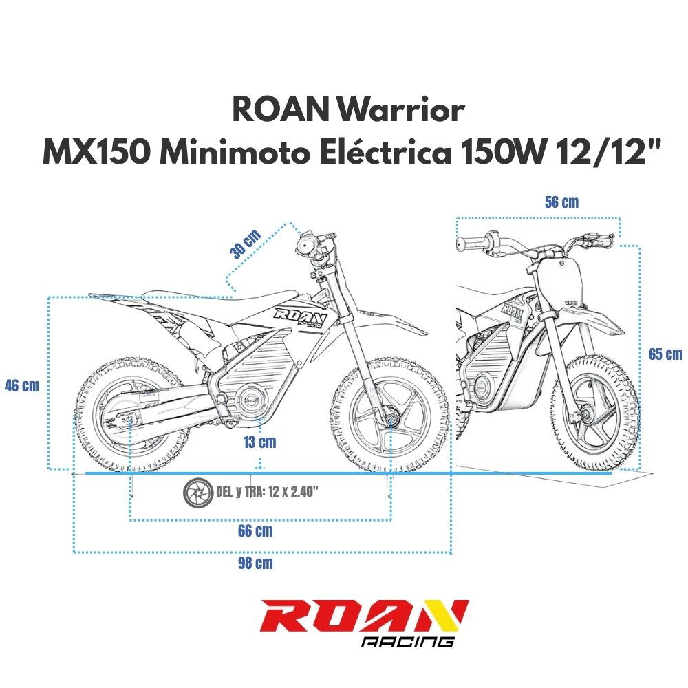 MINI CROSS 150W ROAN WARRIOR MX-E150 12/12
