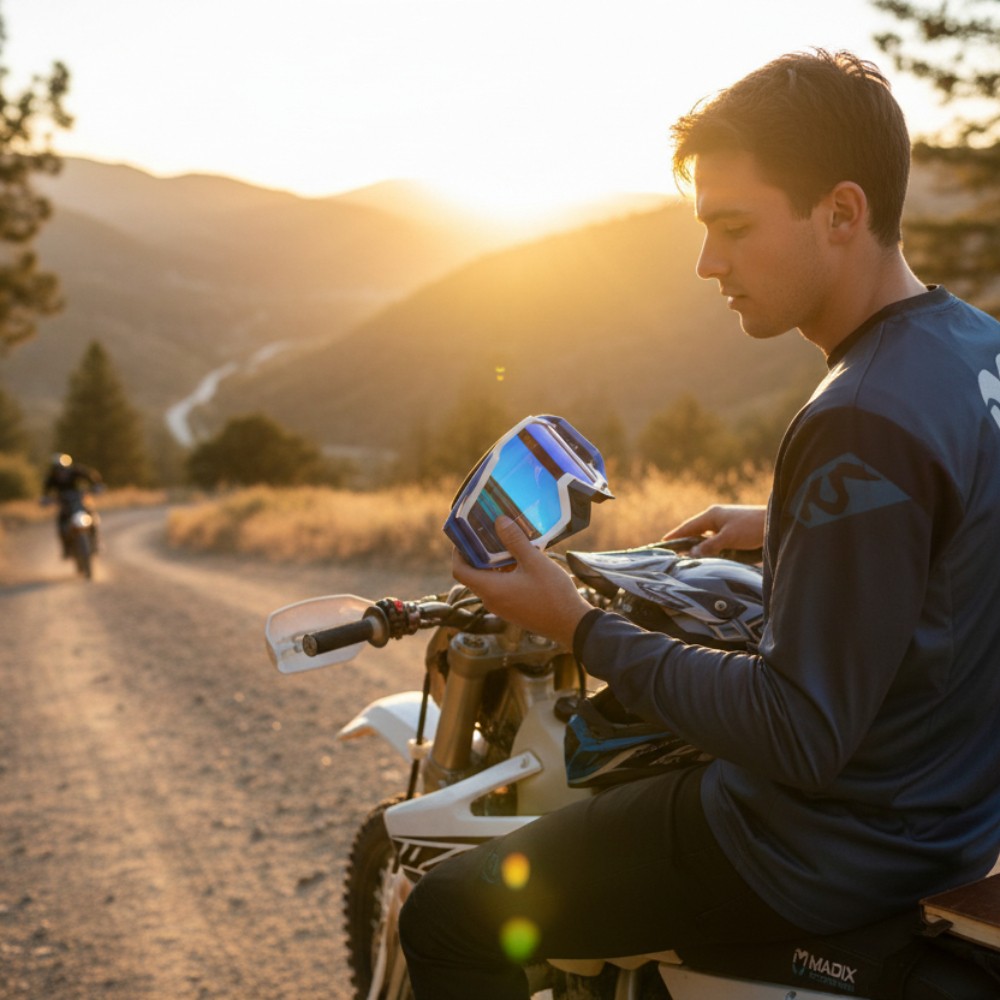Gafas motocross Madix con protección nasal