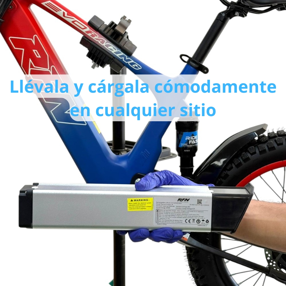 BATERÍA EXTRAÍBLE BICI RFN EVO 18 EVORACING