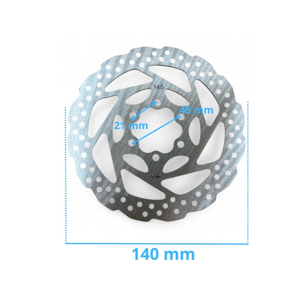 Disco freno 140mm Warrior Roan MX-E350