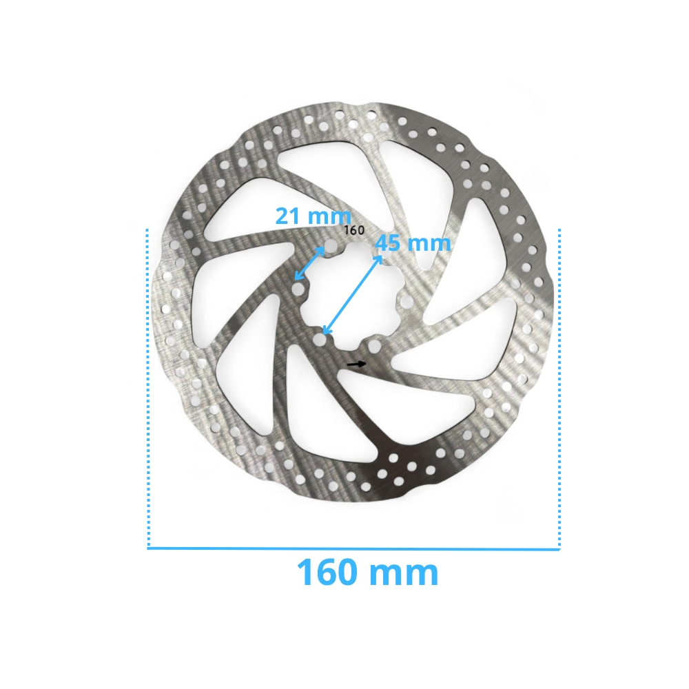 Disco freno trasero 160mm Sedna PRO Roan - roanracing.com