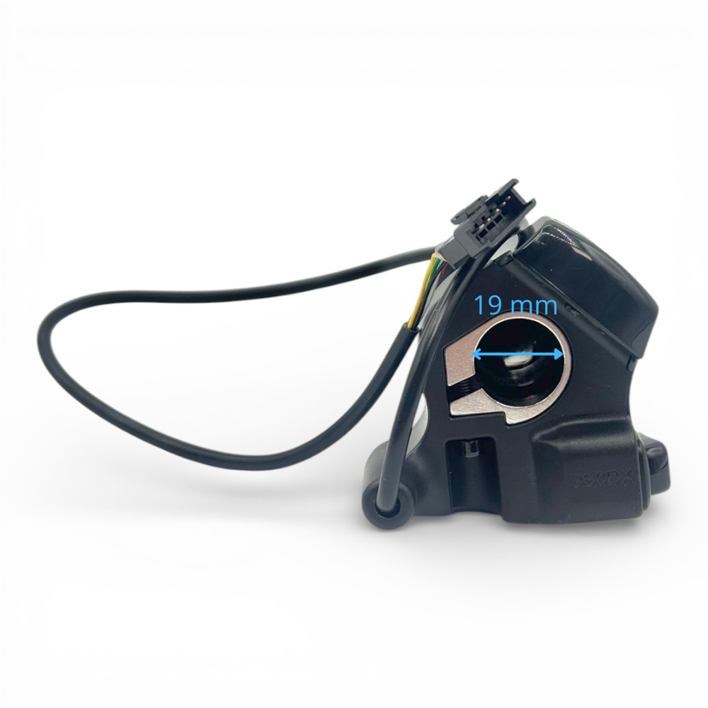 Puño acelerador eléctrico 24V 5PIN con botón integrado para Warrior