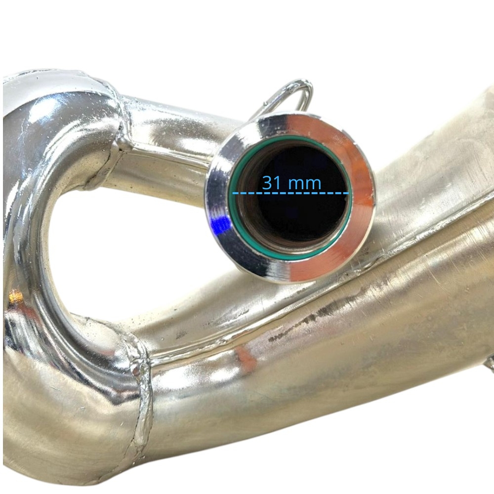 Escape 2T pit bike estilo KTM R50K