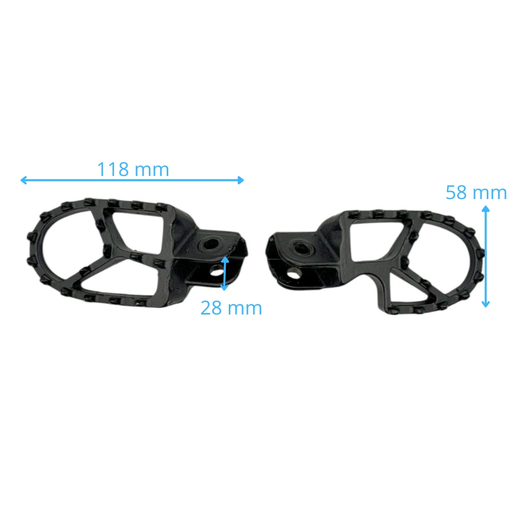 Estriberas reforzadas Pit bike RXF