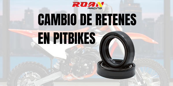 ¿Cómo cambiar los retenes de horquillas de pit bike?